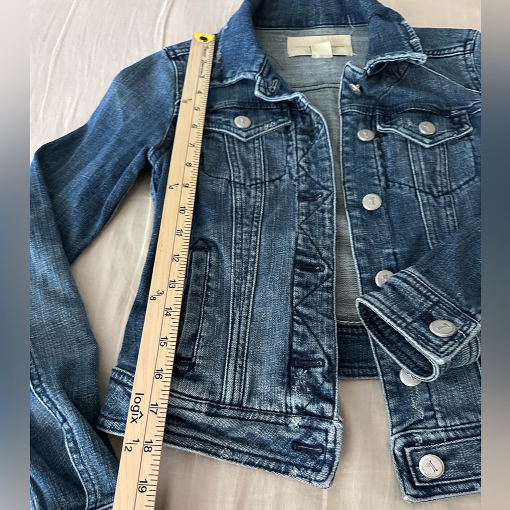 Anthropologie Pilcro And The Letterpress Cotton Stretch Denim Jean Jacket - Picture 8 of 12